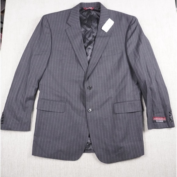 Jos. A. Bank Other - Jos. A. Bank Blazer Classic Charcoal Black Mens 44R 100% Wool 2 Button 100% Wool